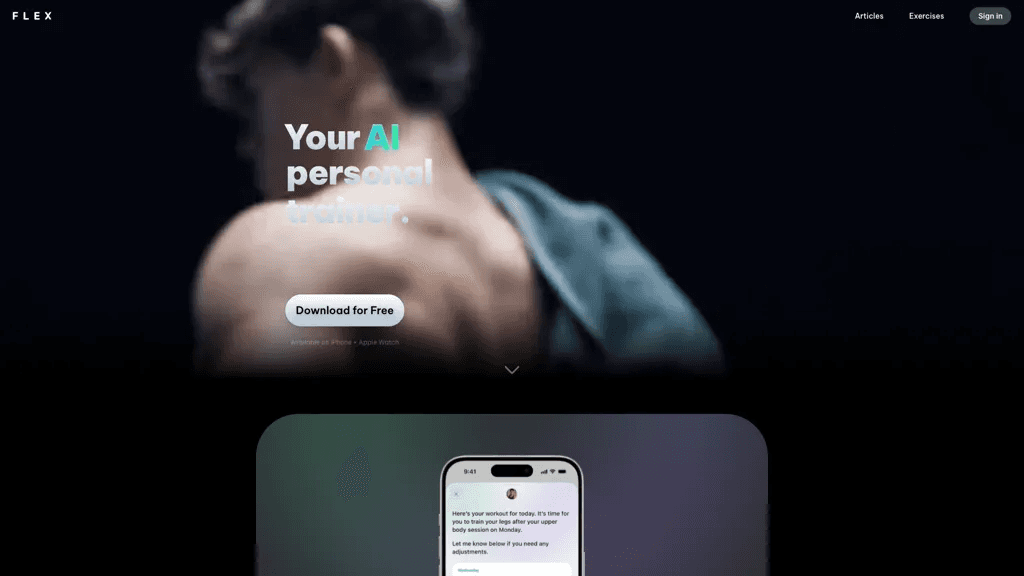 Flex Fitness 官网截图