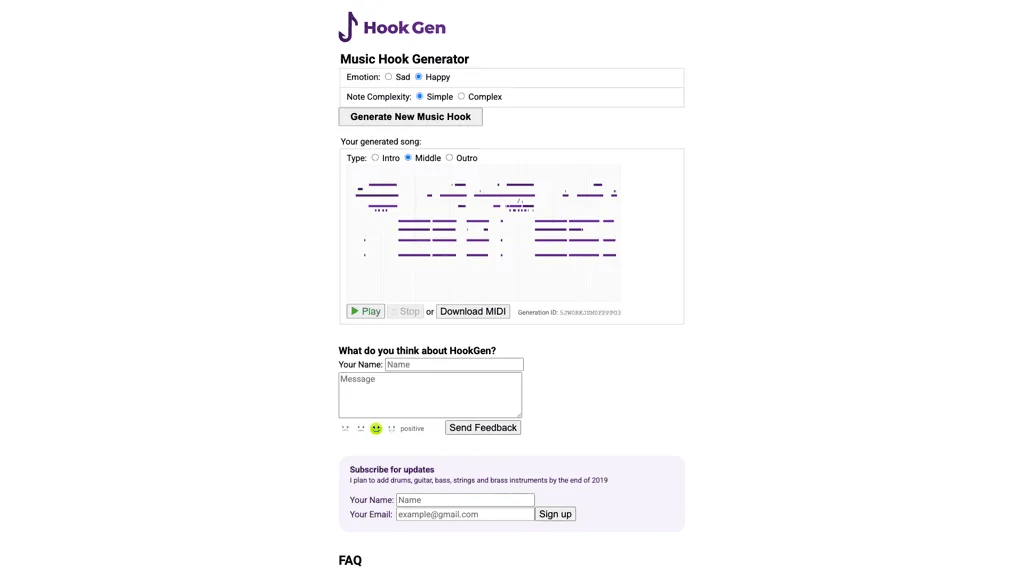 HookGen 官网截图