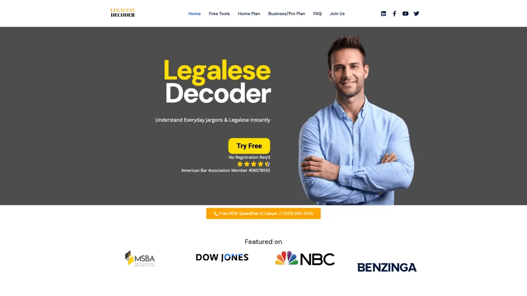 Legalese Decoder 官网截图
