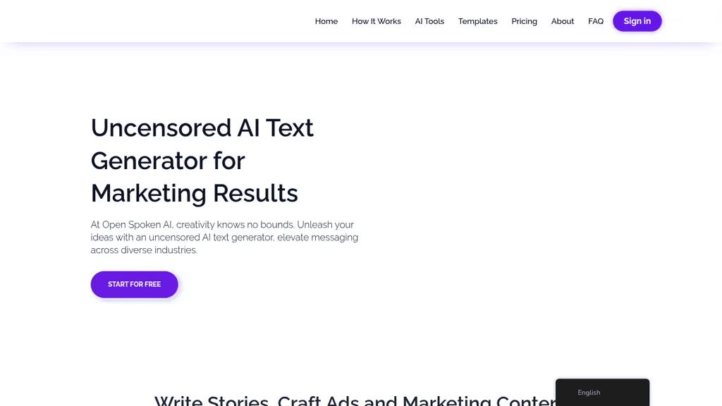 openspoken.ai 官网截图