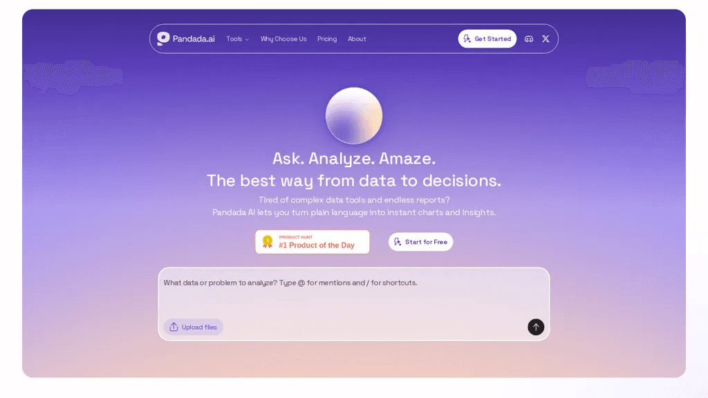 Pandada AI 官网截图