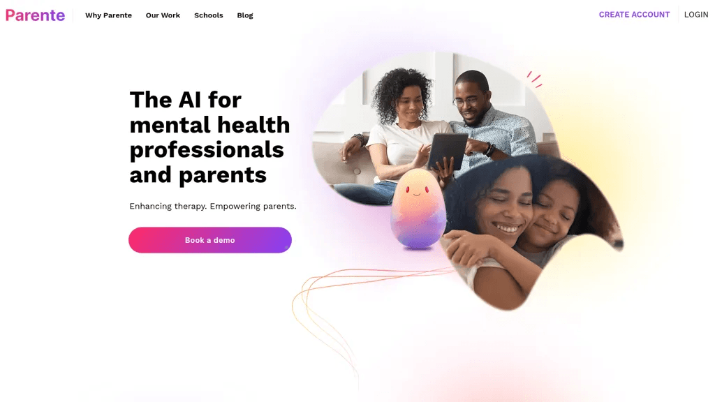 Parente Health 官网截图