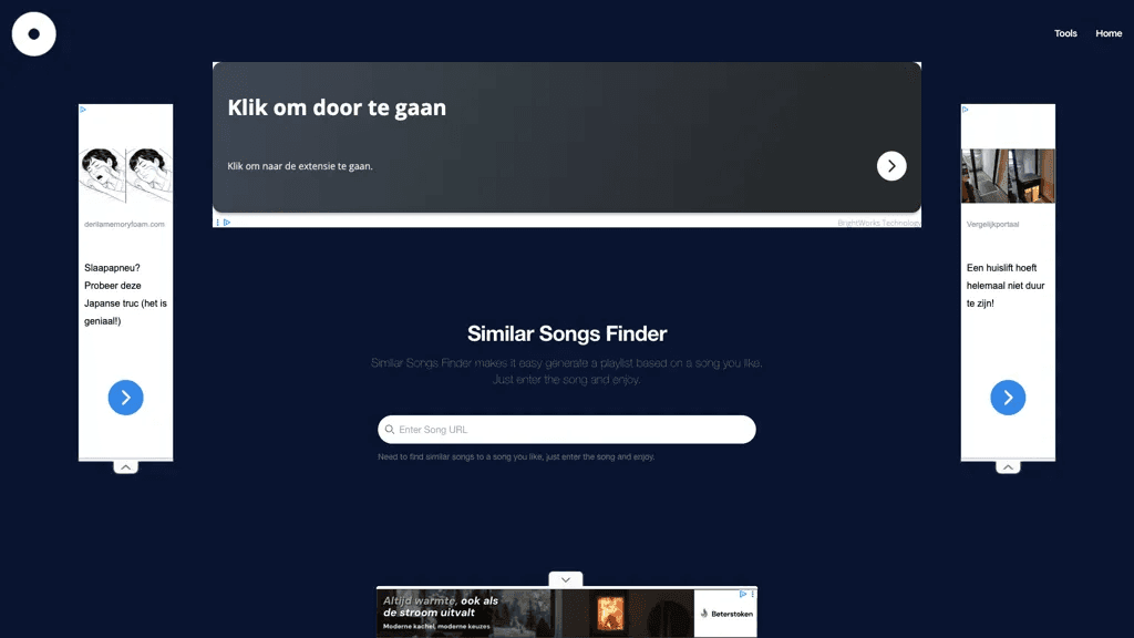 Similar Songs Finder 官网截图