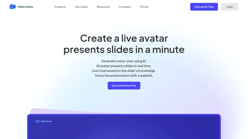 Slides Orator 官网截图