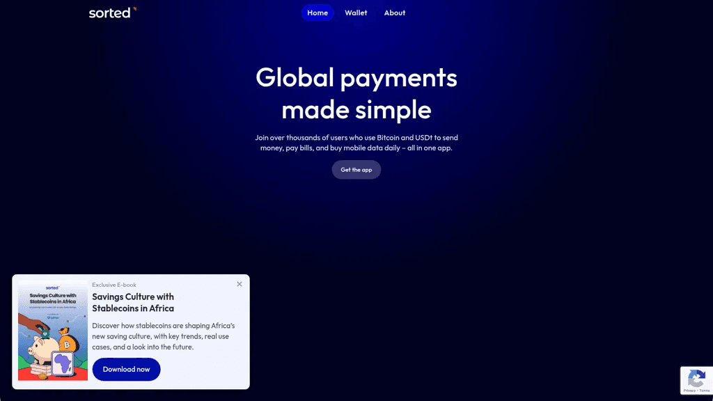 Sorted Wallet 官网截图