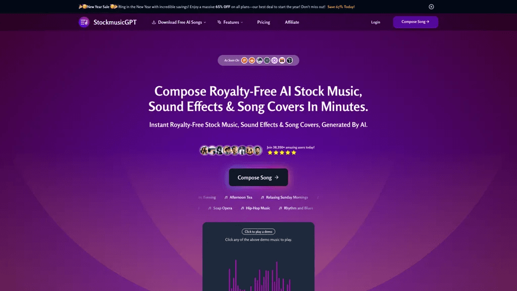 StockmusicGPT 官网截图