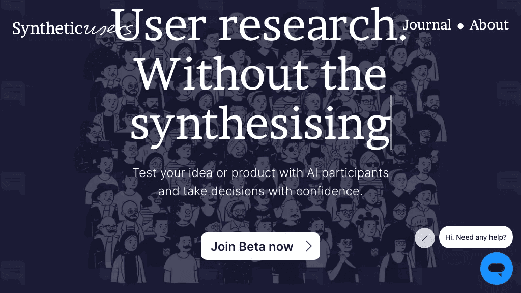 Syntheticusers 官网截图