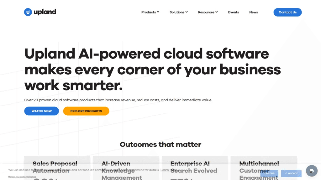 uplandsoftware.com 官网截图