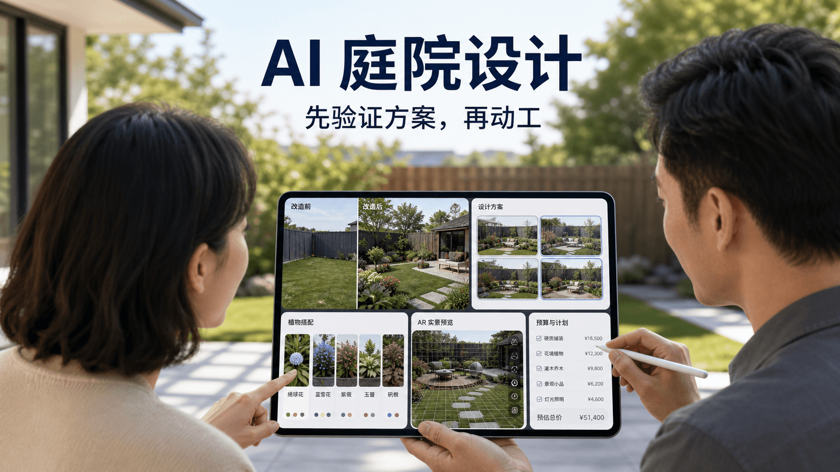 DreamzAR:AI 庭院设计的关键,不是先生成一张漂亮效果图