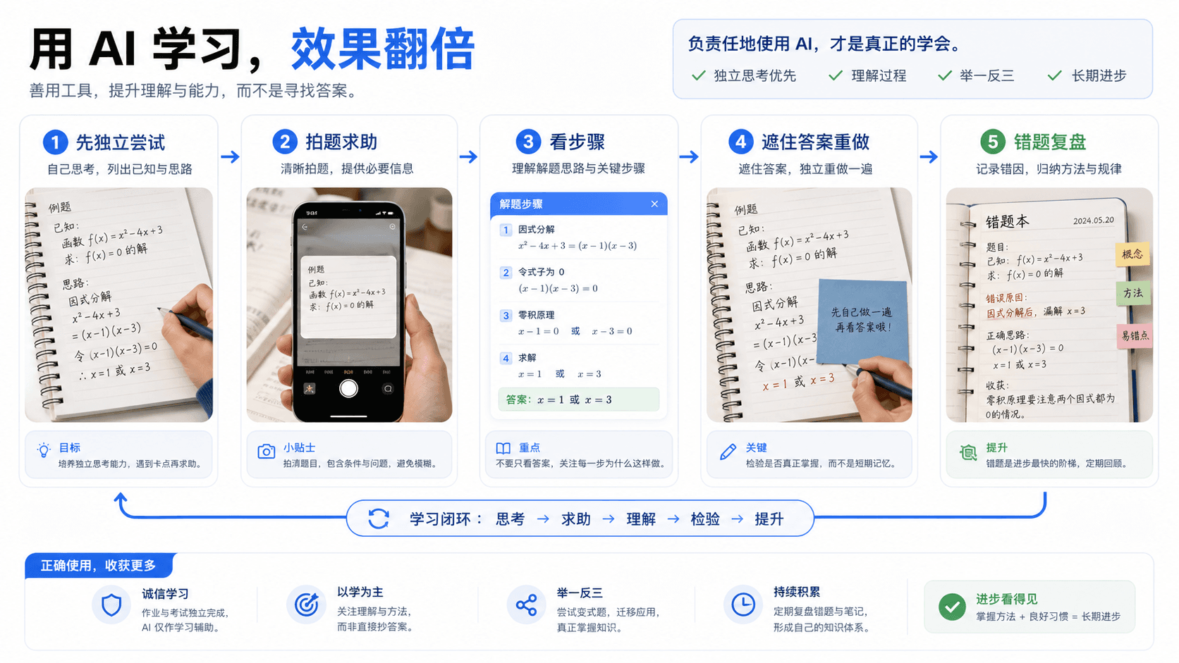 Gauth AI 学习循环
