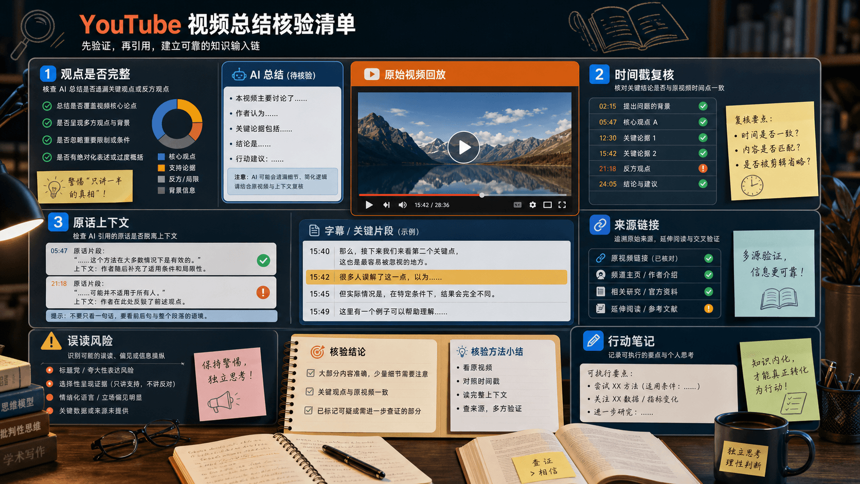 YouTube Summary with ChatGPT 复核清单