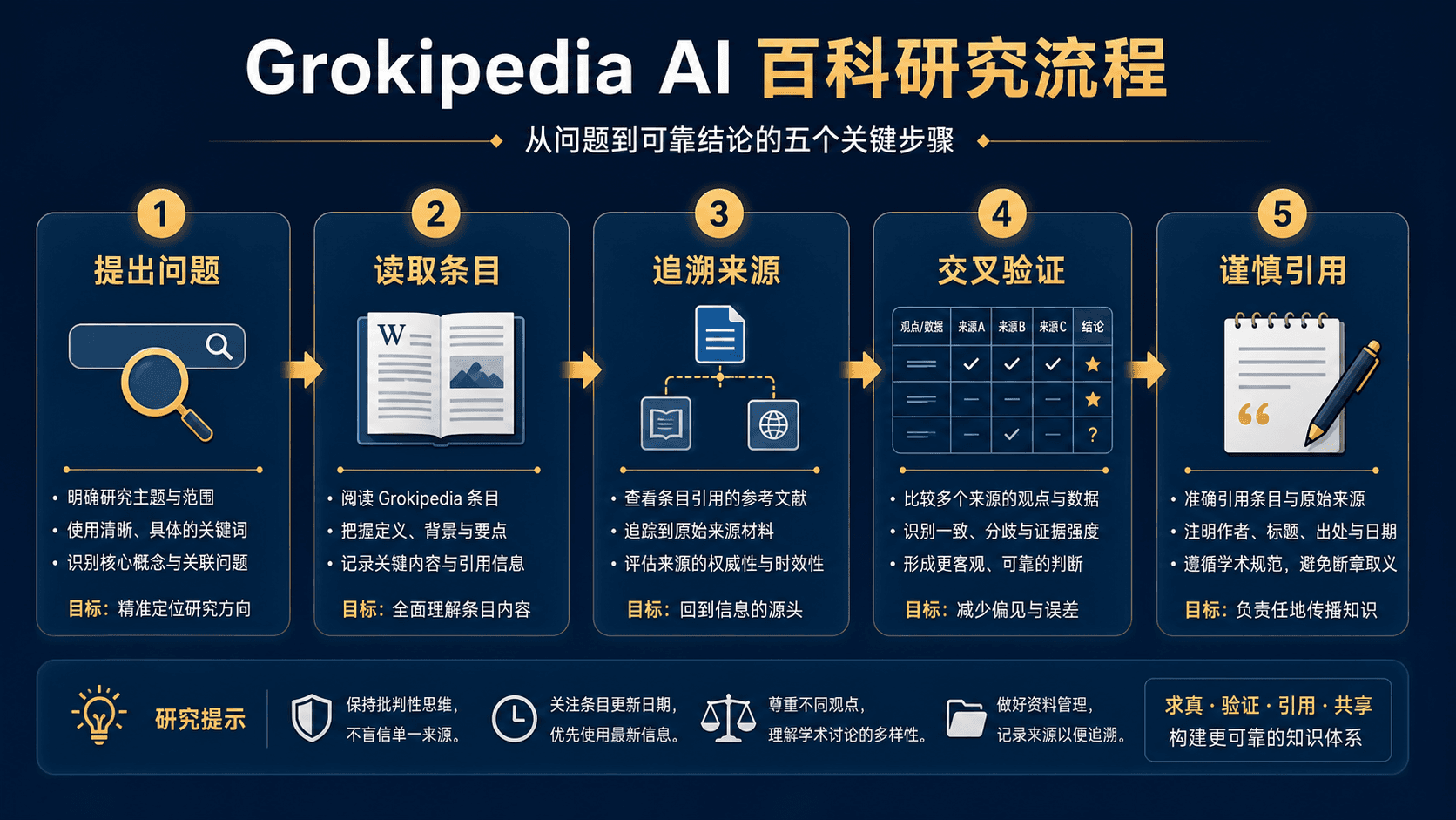 GrokiPedia AI 百科核验流程