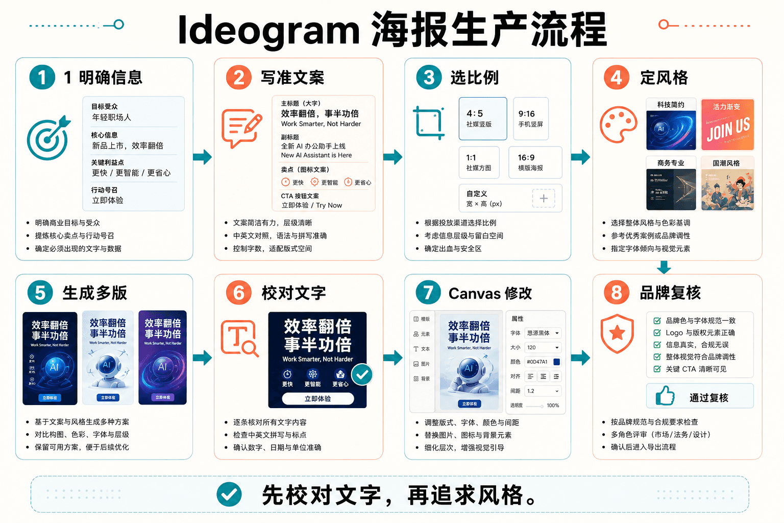 Ideogram 海报生产流程