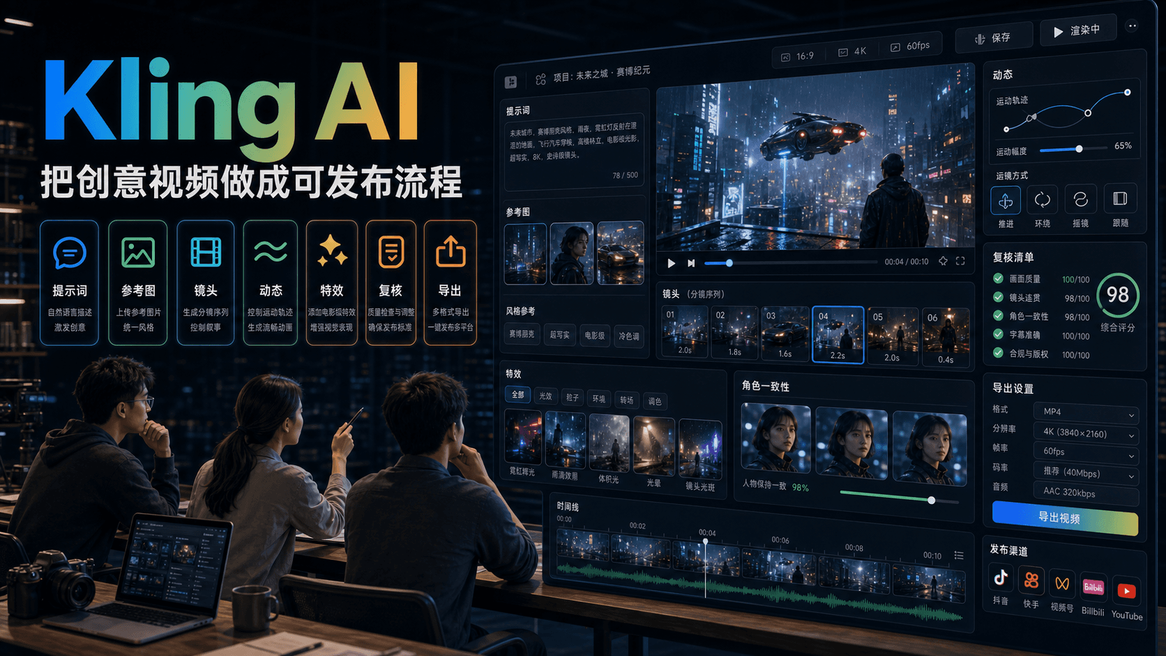 Kling AI:AI 视频生成真正要解决的,是可发布流程