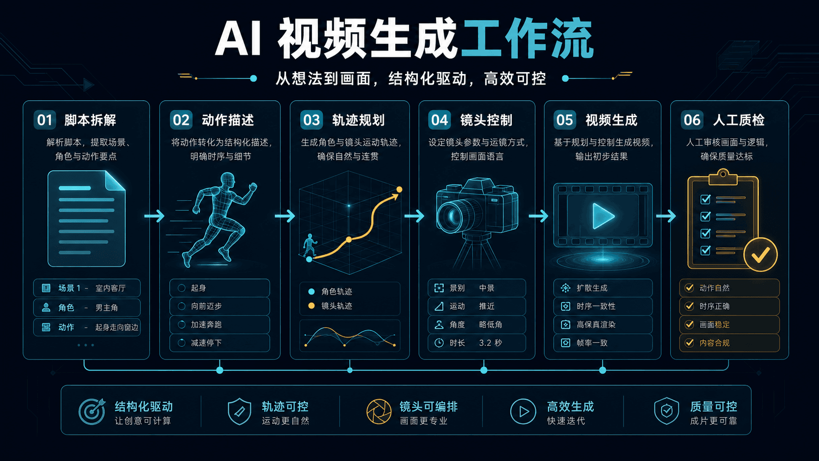 MotionAgent AI 动作视频流程
