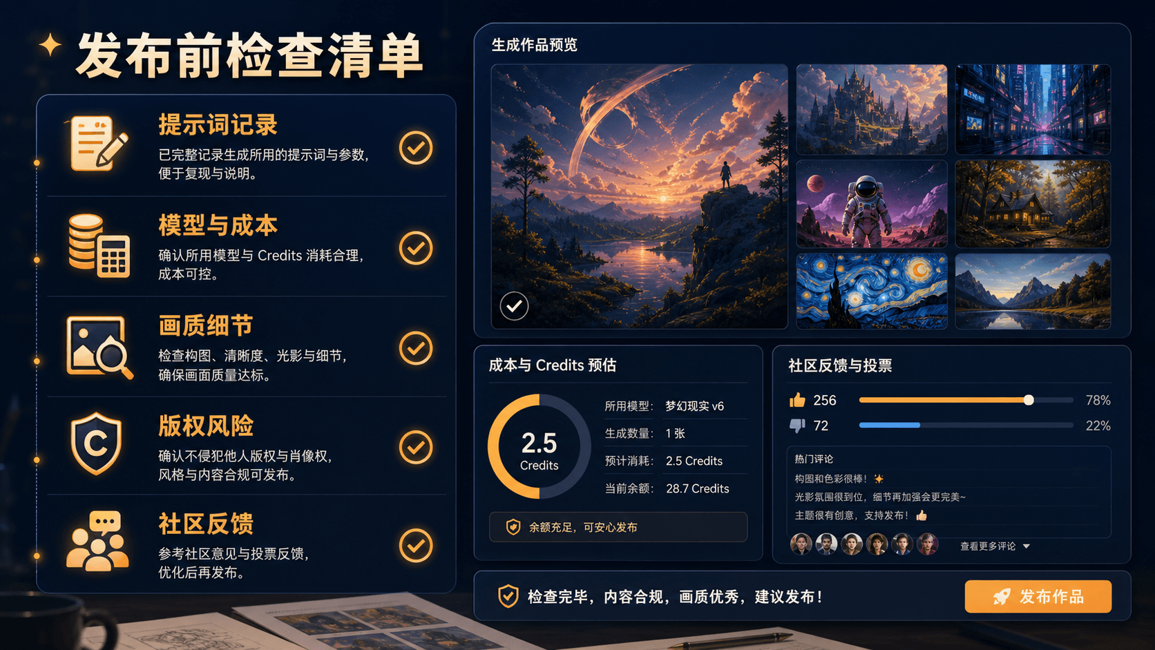 发布前检查清单