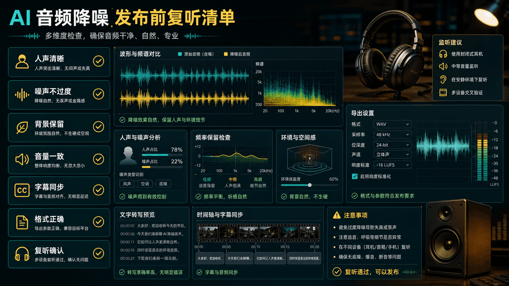 Noiseremoval.net 发布前复听清单