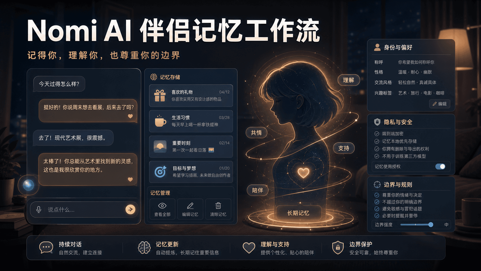 Nomi.ai:AI 伴侣真正敏感的,不是会不会聊天