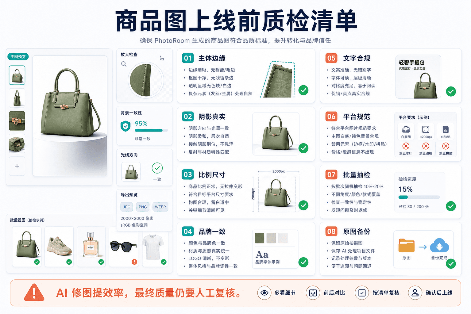 商品图上线前质检清单