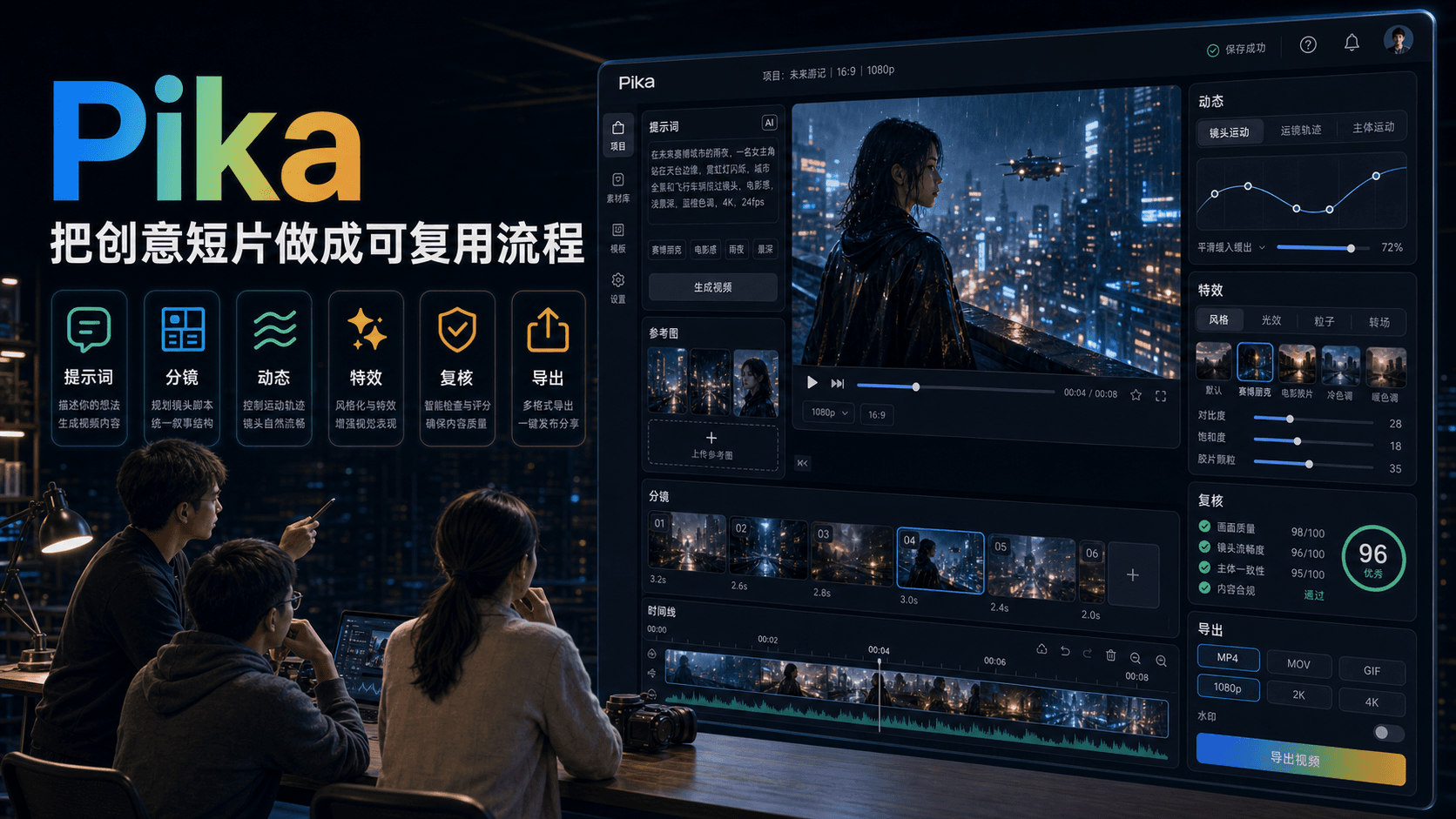 Pika:AI 视频生成真正难的,不是动起来