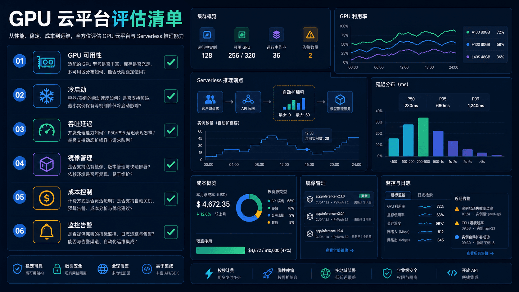 GPU 云平台评估清单
