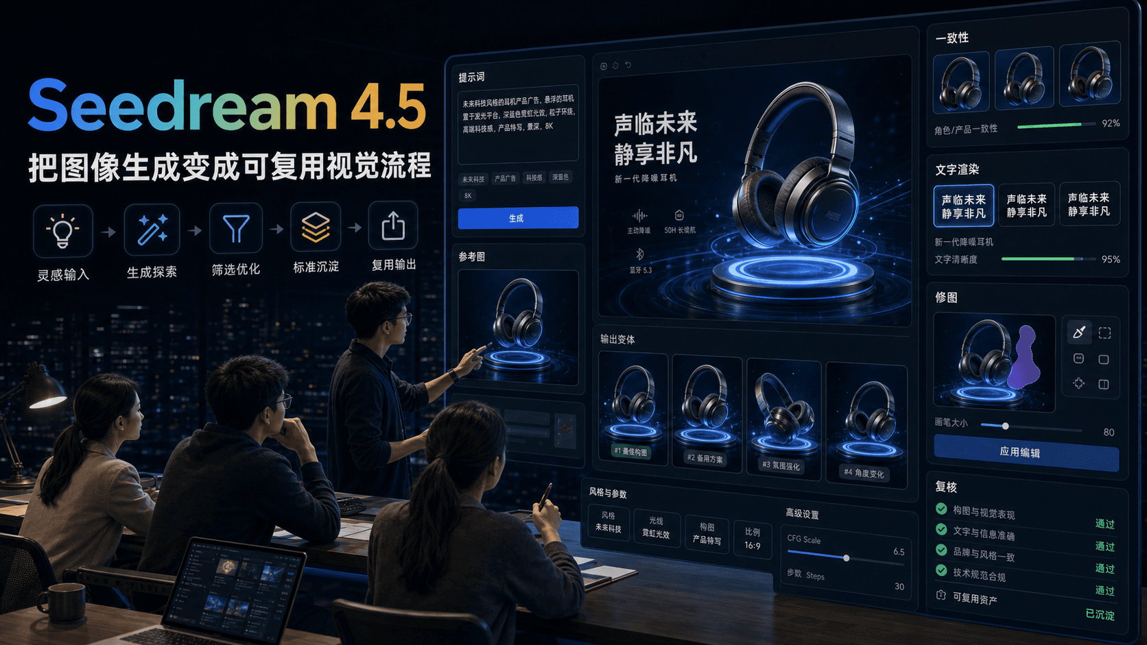 Seedream 4.5:图像生成真正要解决的,是可复用视觉流程