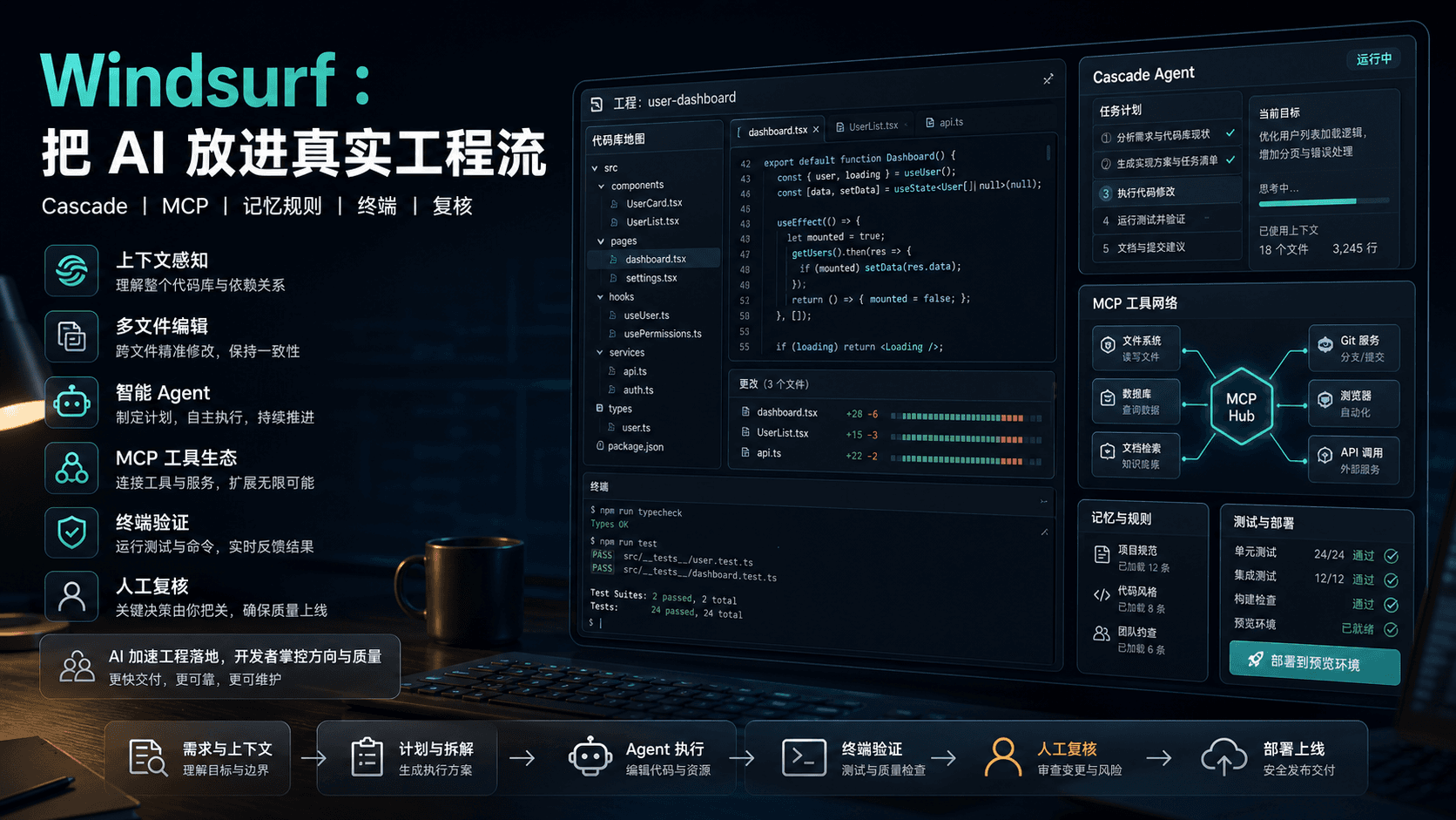 Windsurf:把 AI 放进真实工程流,关键不是补全而是上下文与复核