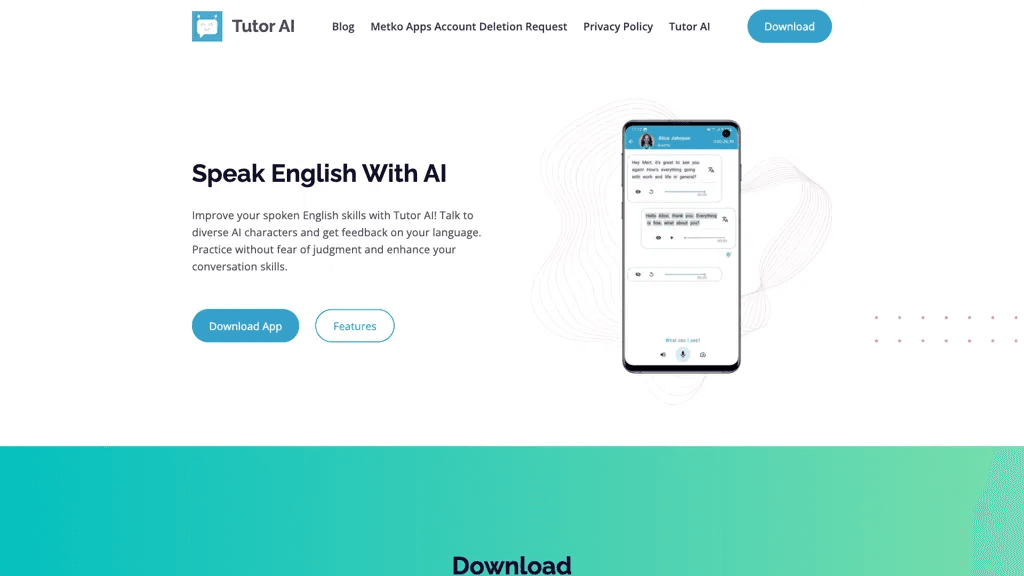 Tutor AI 工具截图